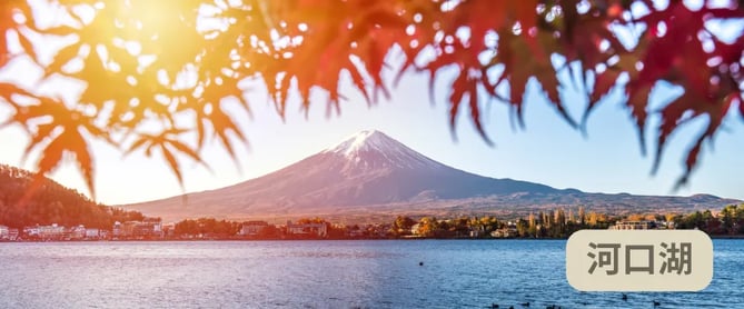 富士山周辺観光スポット：河口湖