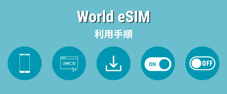 台湾でWorld eSIMを使うときの手順